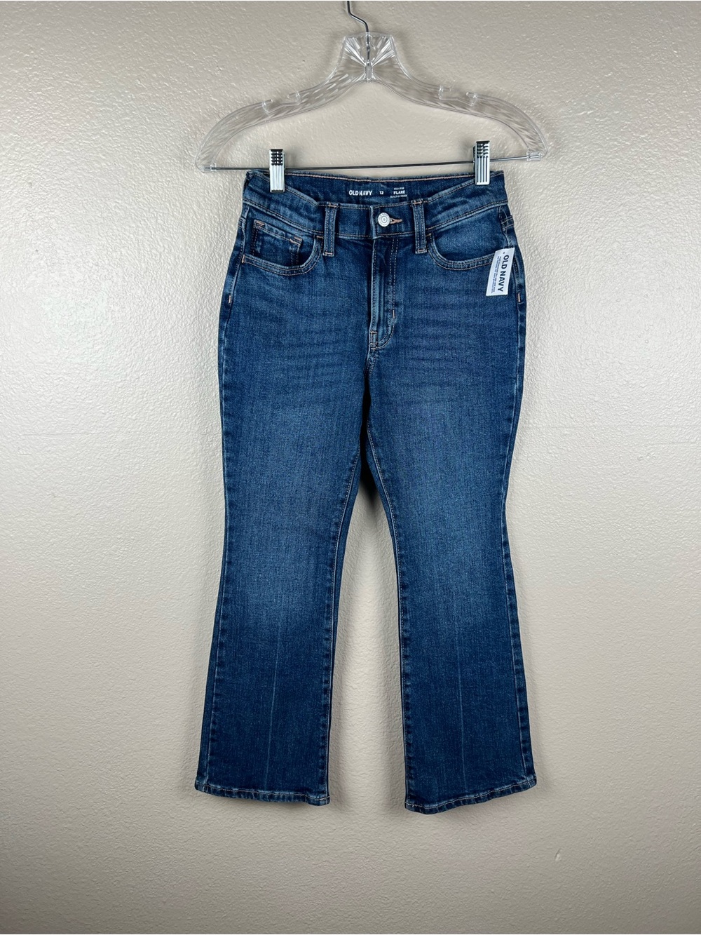 NWT Old Navy Girls High Rise Flare Jeans Size 12